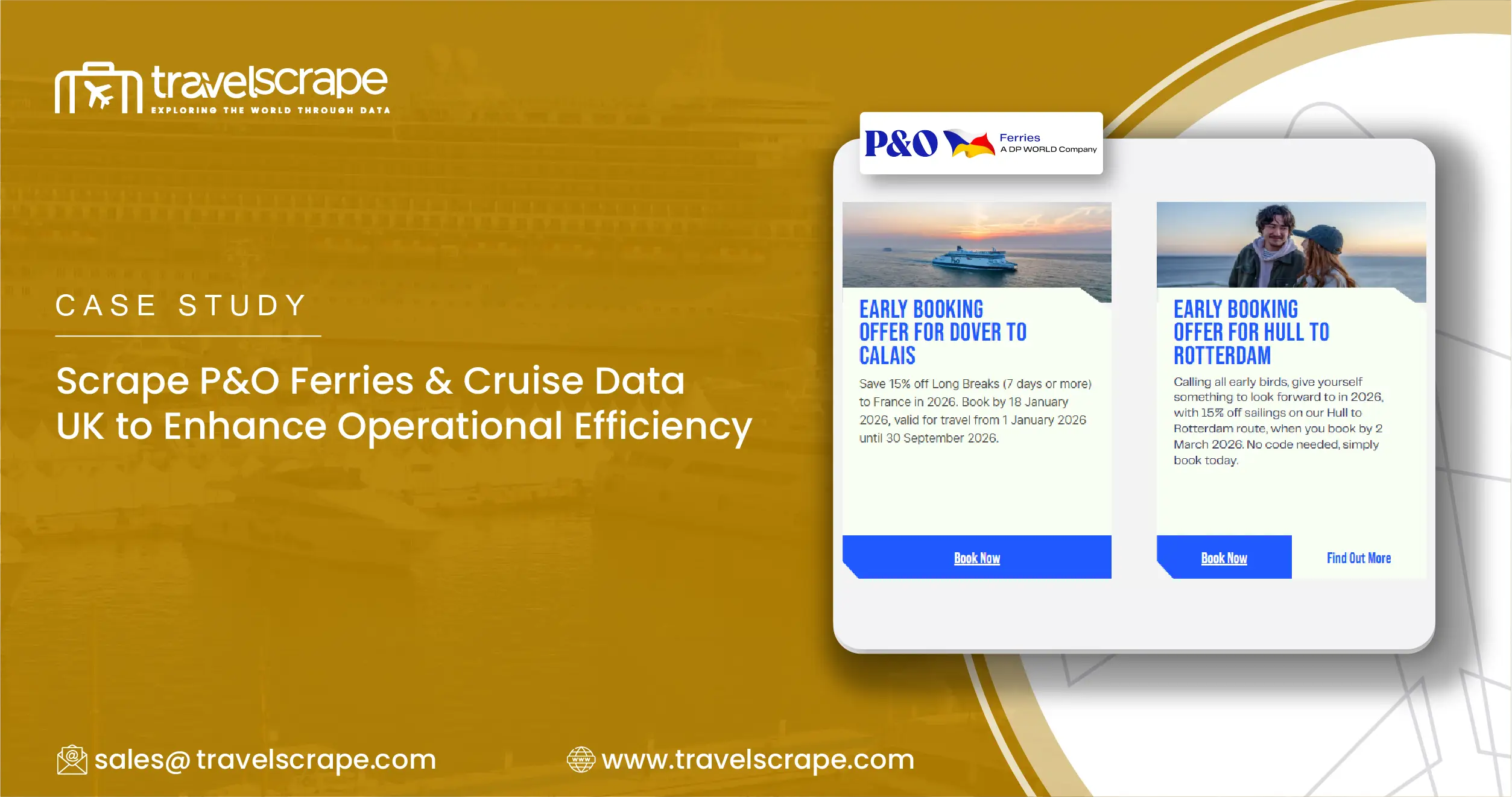 Scrape P&O Ferries & Cruise Data UK to Enhance Operational Efficiency